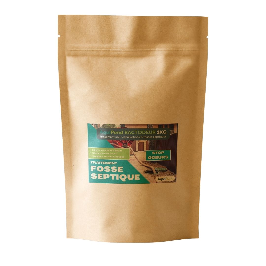 Aquipond Bactodeur 500G - Neutralizes sewer odors & improves your septic tank