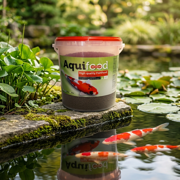Aquifood Premium - Medium 4-5mm 4kg - Nourriture haute qualité pour toute la saison