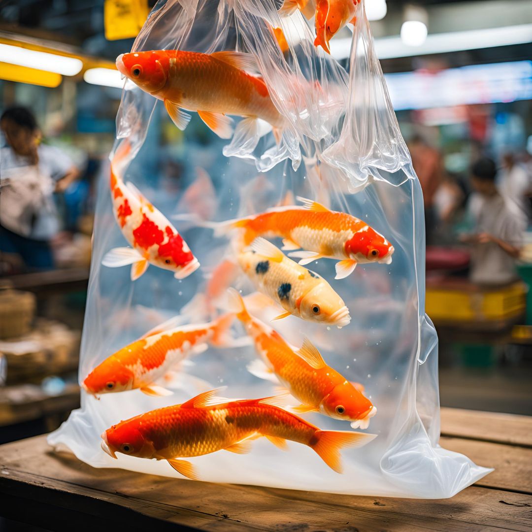 Sac de transport pour carpes koïs et poissons d'étang