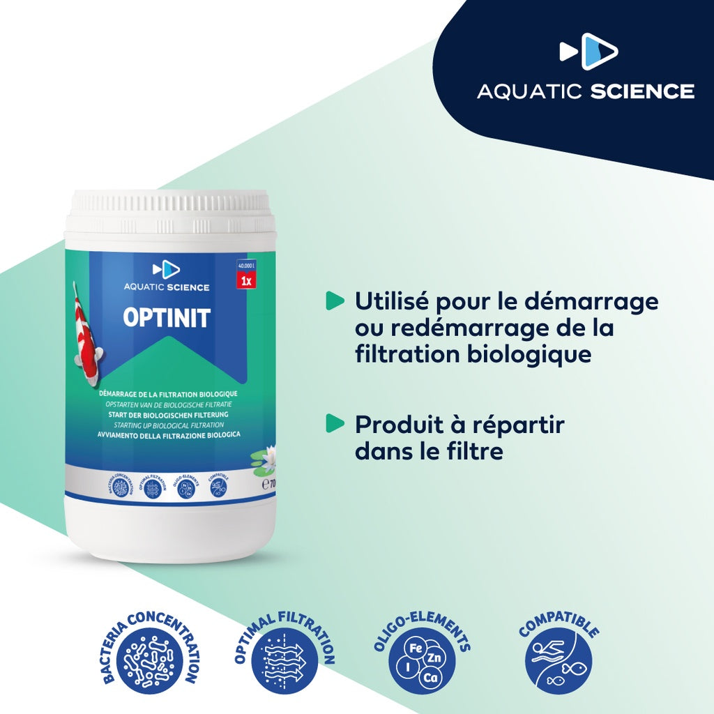Optinit pour 40m³ - Bactéries d'activation pour filtration