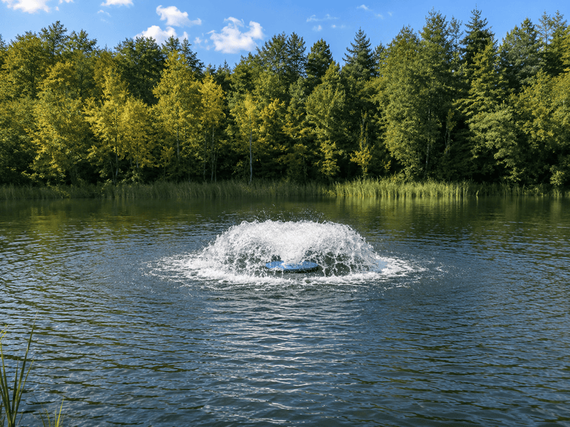 Aérateur de surface haute performance pour étang naturel - Oxygénateur de Surface Aquitechnics