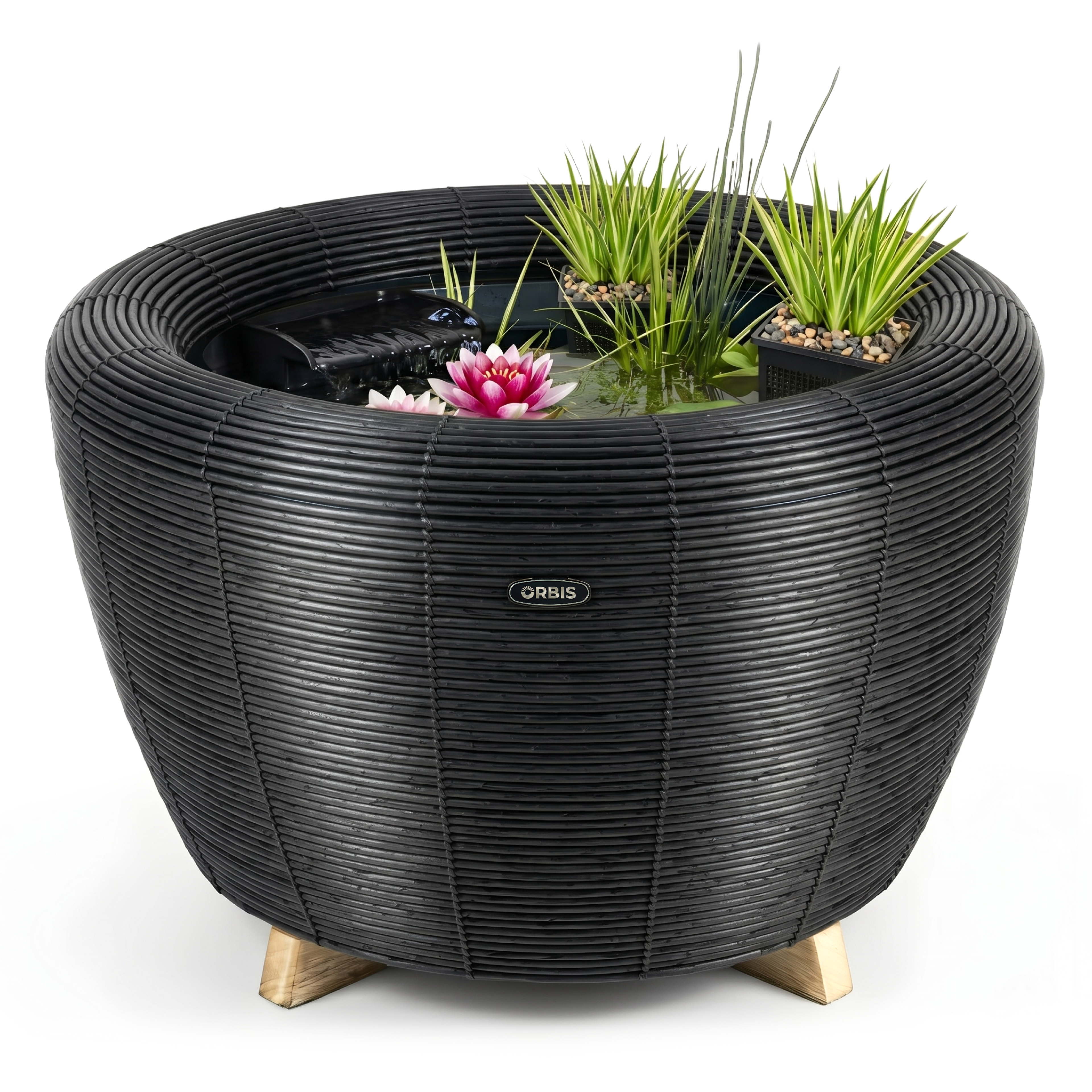 Orbis Mini Pond - Patio Bassin - Black Anthracite - Mini bassin de Terrasse