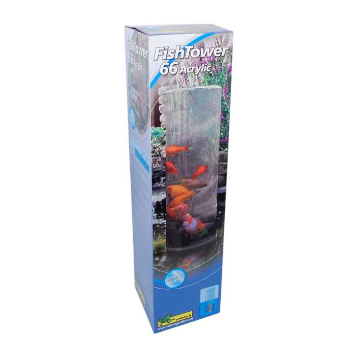 Ubbink Cadeaux Tour à poissons - FISHTOWER "66" EN ACRYLIQUE DE H50 X 4MM 8711465721615 1372161