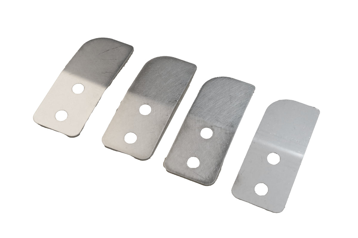 Clips de fixation pour socle en cuivre — Bevestigingsclips voor koperen voet