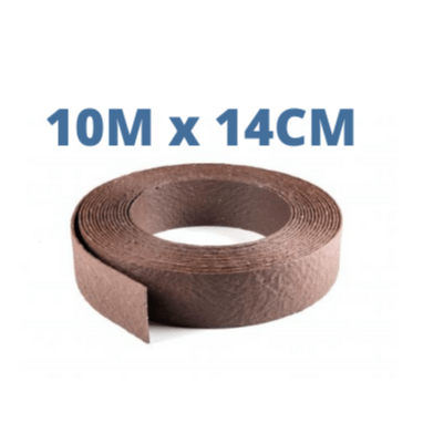 ECOO Bordures de bassin Ecolat enroulée Brun - 10M x 14CM x 0.7CM - Bordure de bassin ECOO 5400541021833 55062