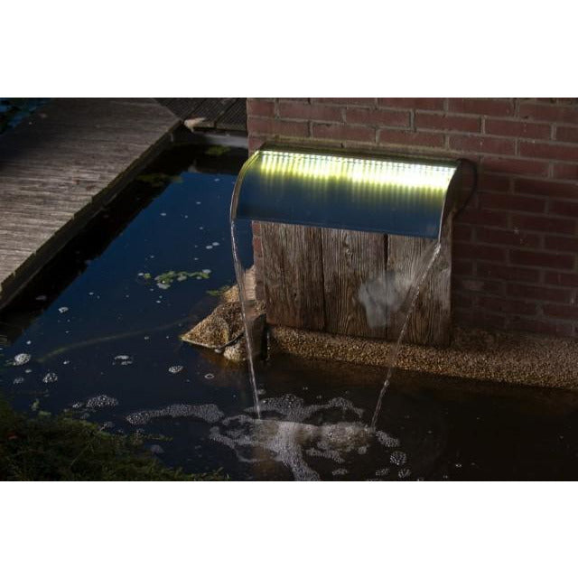 Ubbink Lames d'eau SET NEVADA 30 LED - cascade NEVADA 30 LED, 2300 l/h, conteneur 65l Quadra I, tuyau 2m - für eine Einbauhöhe von max. 50 cm 8711465121118 1312111
