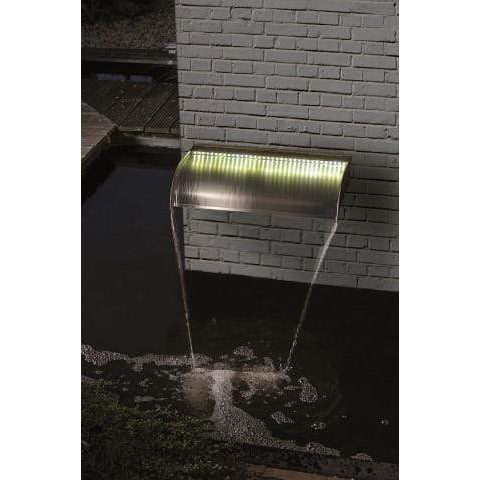 Ubbink Lames d'eau SET NEVADA 60 LED - cascade NEVADA 60 LED, 3900 l/h, conteneur 65l Quadra I, tuyau 2m - fĂŒr eine Einbauhöhe von max. 75 cm 8711465121125 1312112