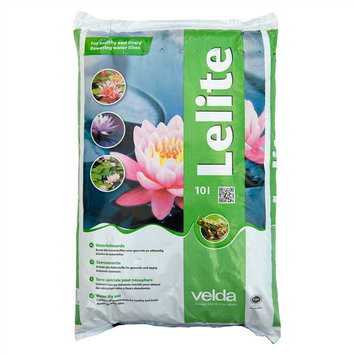 Velda Terreaux Terreau aquatique Lelite 10L - Spécifique pour nénuphar 8711921040953 123130