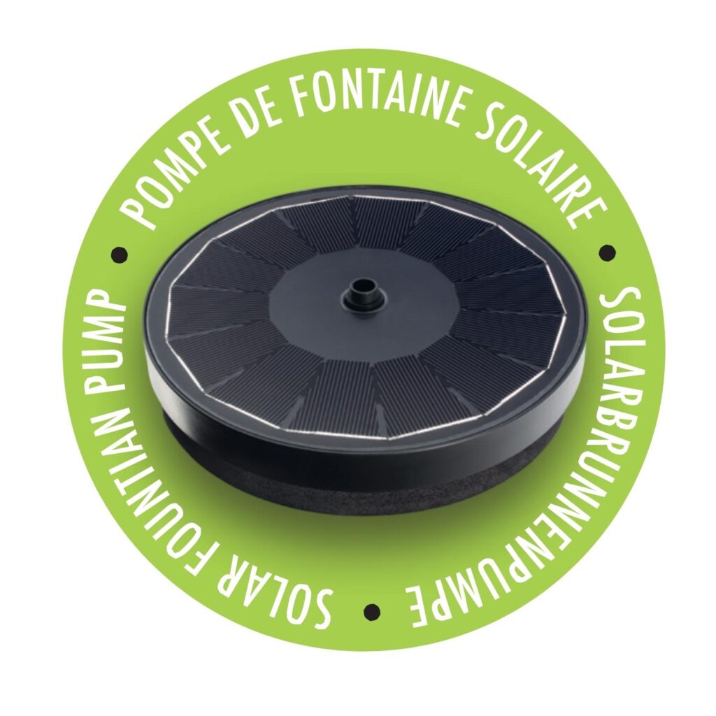 Bassin hors sol de 190L - Kit complet avec jet d'eau solaire & bac de plantes + échelle à grenouille - Aquigarden