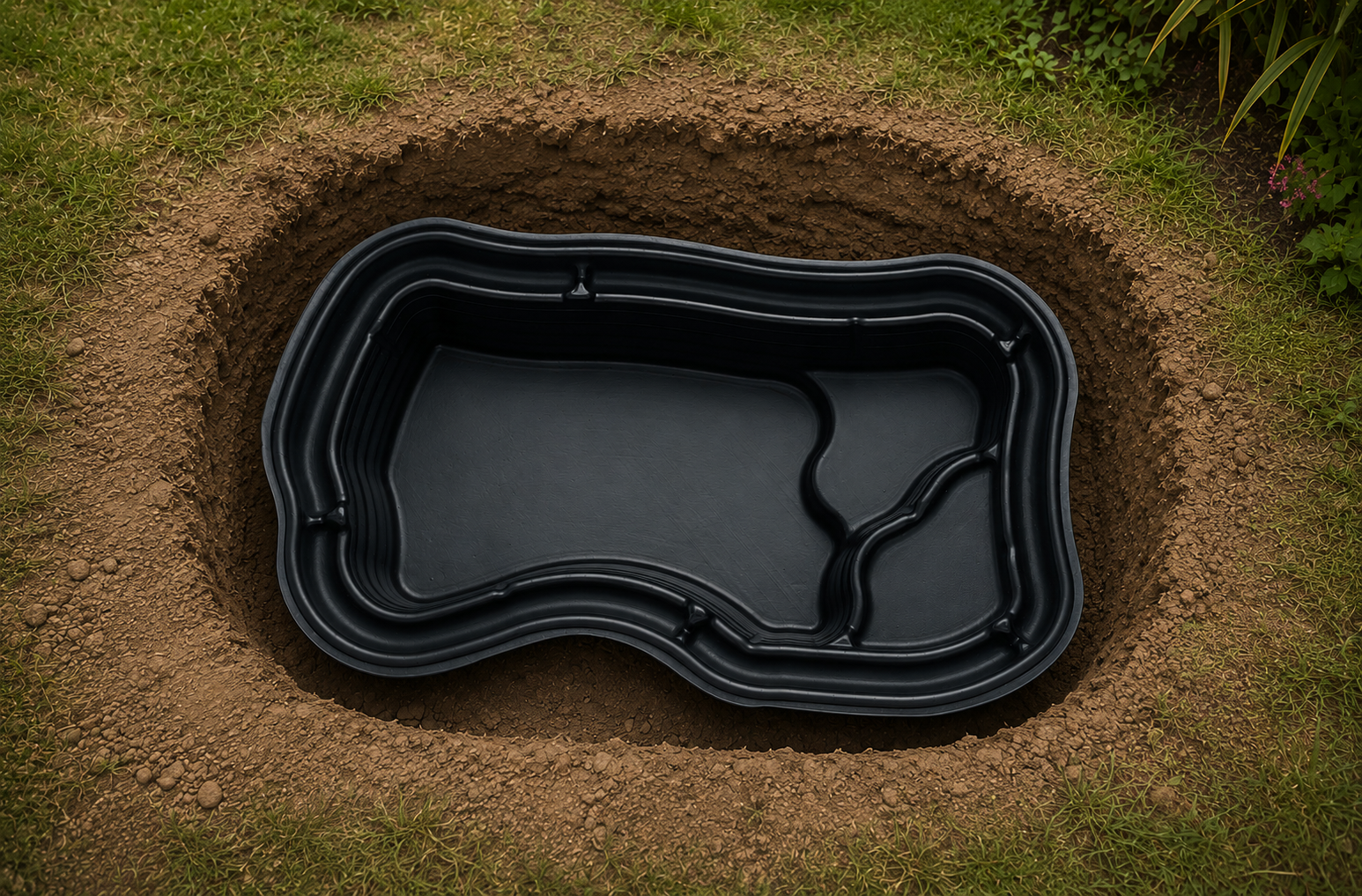Lagoa para enterrar 240 x 140 x 62CM - 1000 litros - Oase