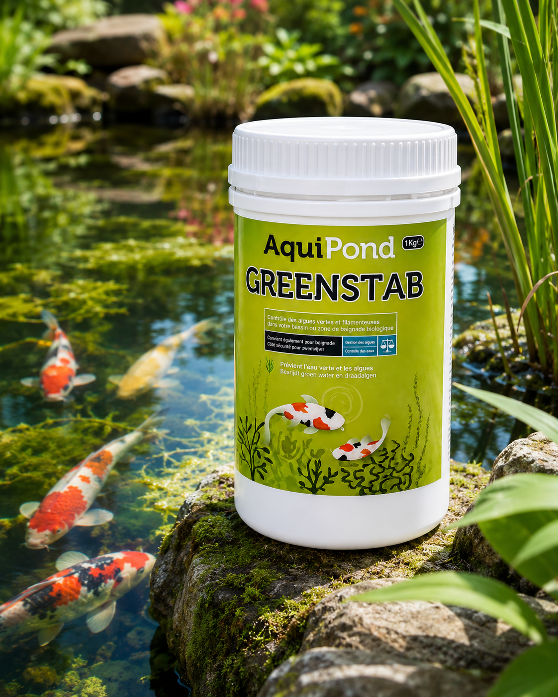Aquipond Greenstab – Natürliches Gleichgewicht zur Algenbegrenzung im Teich