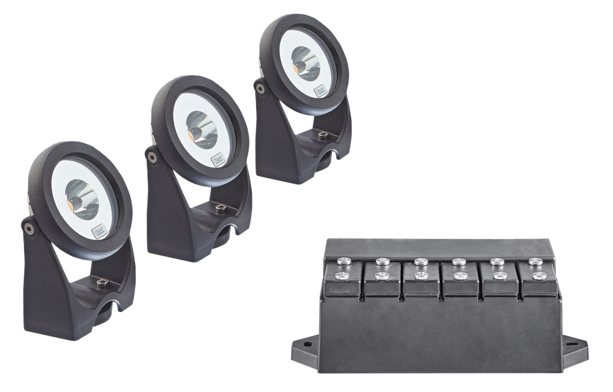Set de iluminación LED de colores para fuentes flotantes