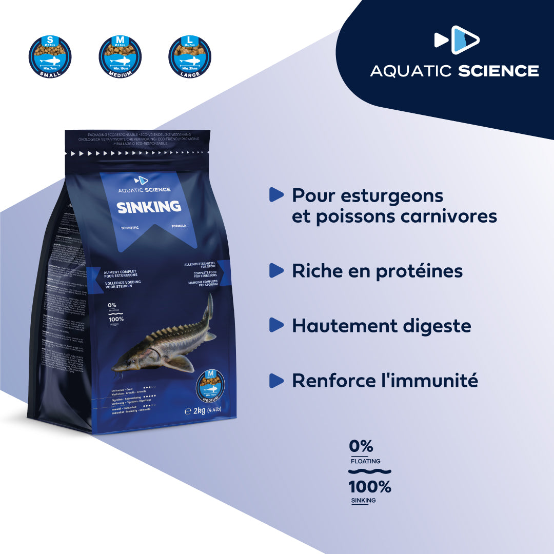 Aquatic Science Sinking Medium 9,5kg — vue 2