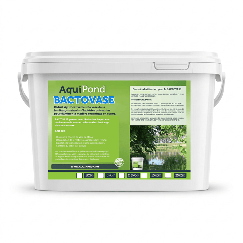 Aquipond Bactovase - 2.5Kg - Permet de réduire la vase en étang naturel