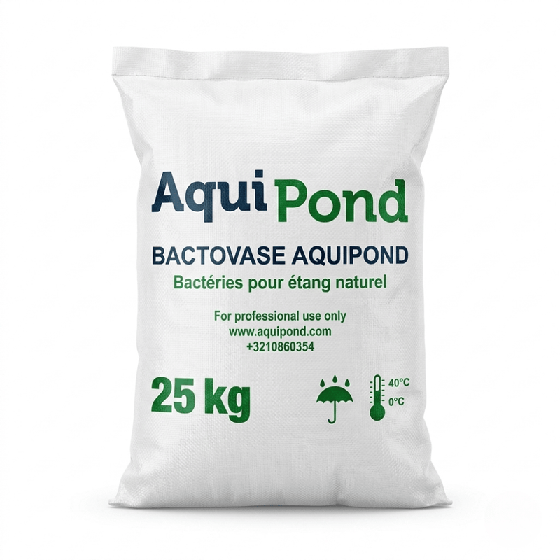Aquipond Bactovase - 25 Kg - Permet de réduire la vase en étang naturel