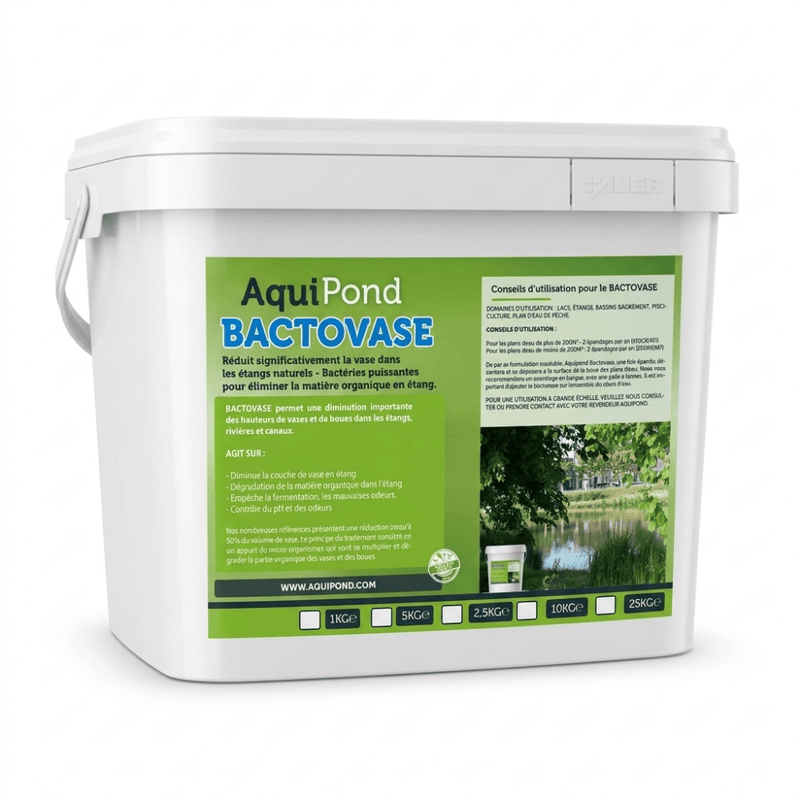 Aquipond Bactovase - 5Kg - Permet de réduire la vase en étang naturel