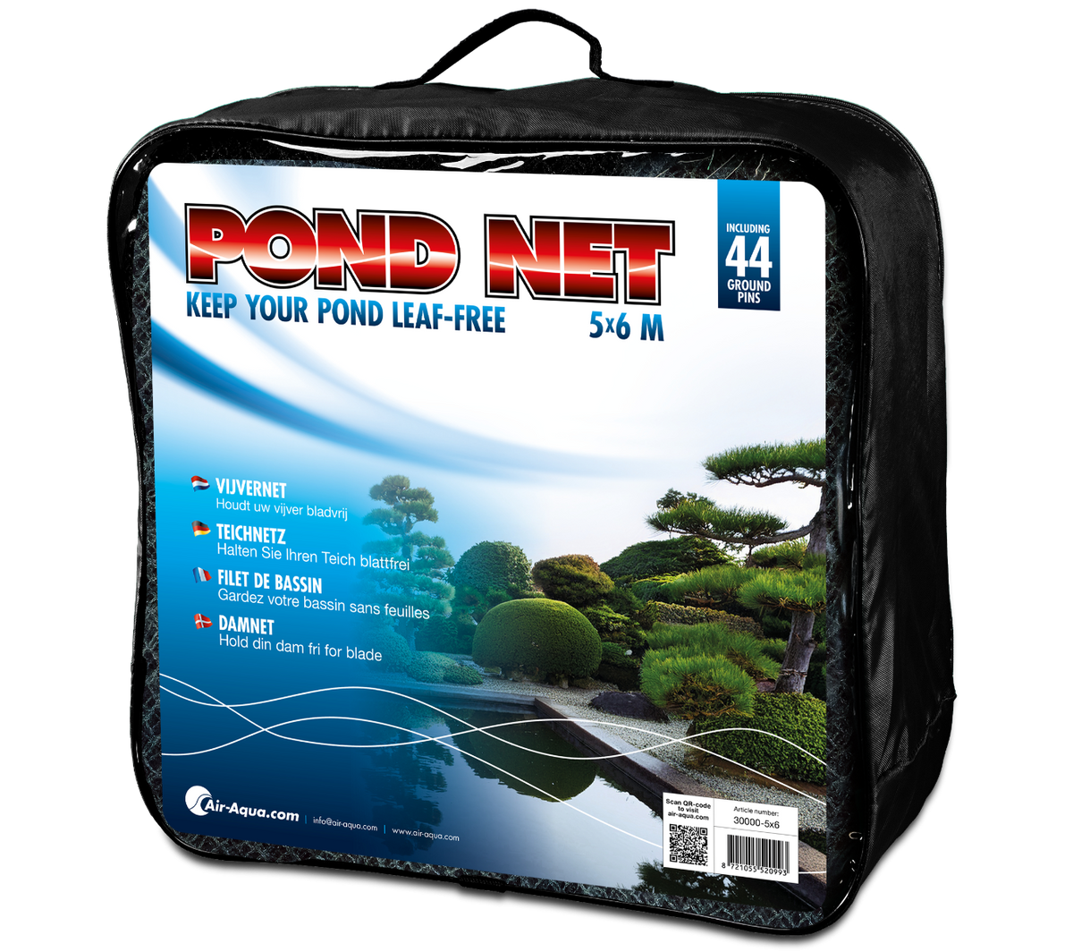 Filet de bassin 5x6m — Aquitechnics — vue 1