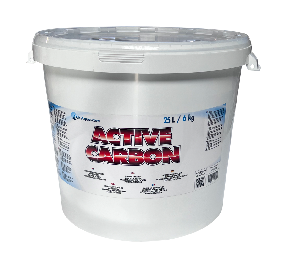 Active Carbon 25ltr / 6 kg — Aquitechnics — vue 1