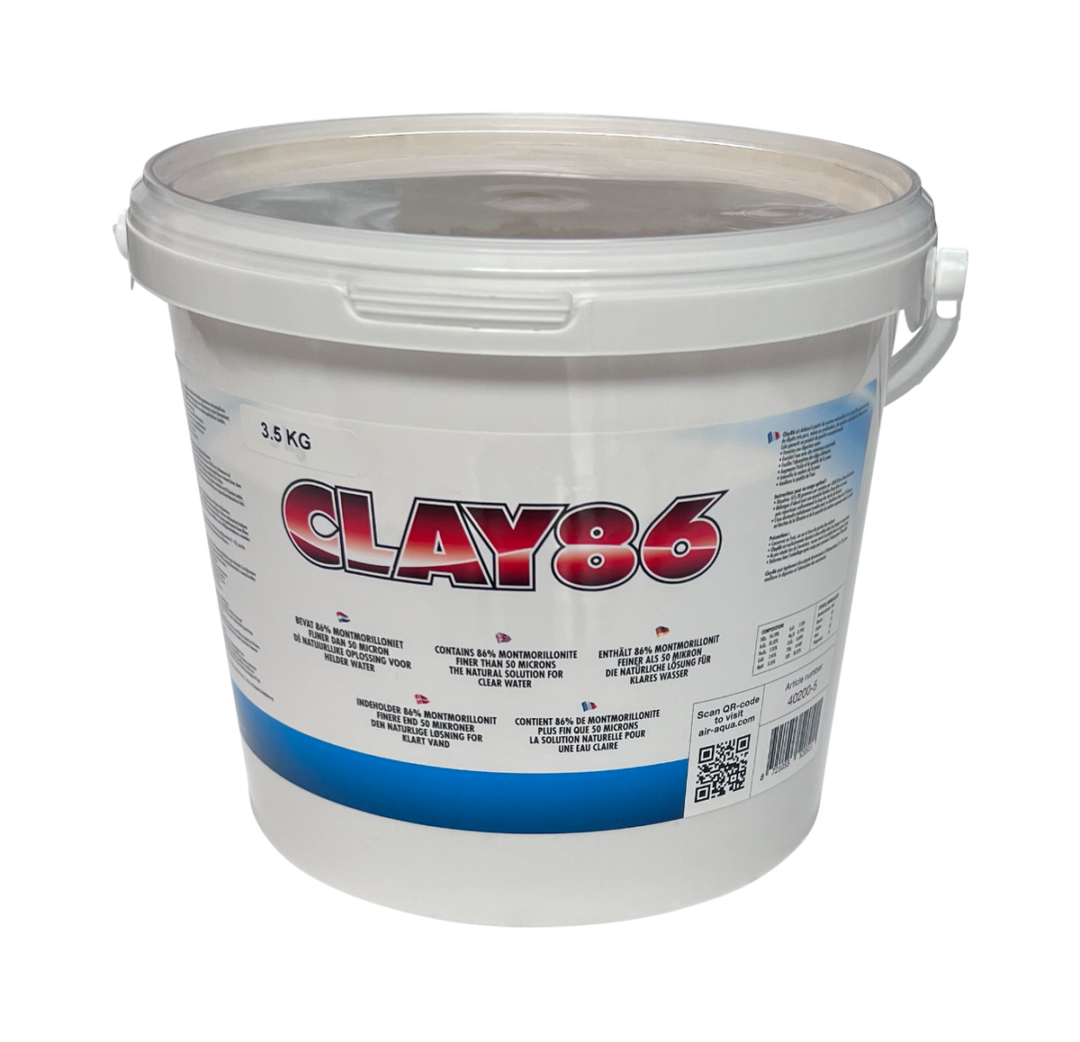 Clay86 3.5 kg — Aquitechnics — vue 1