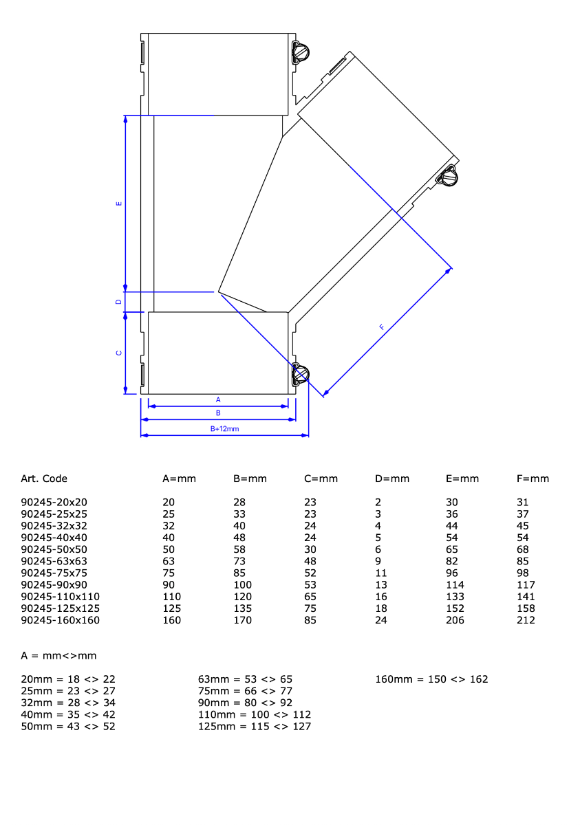 Pièce en Y en EPDM souple 75 mm — Aquitechnics — vue 2