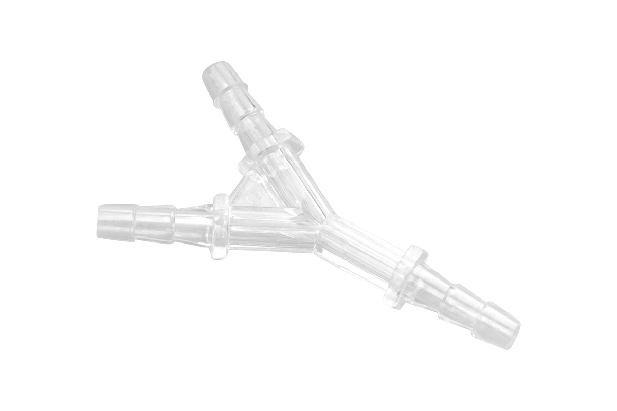 Répartiteur en Y 5 mm AquaOxy translucide — Y-verdeler 5 mm AquaOxy doorschijnend