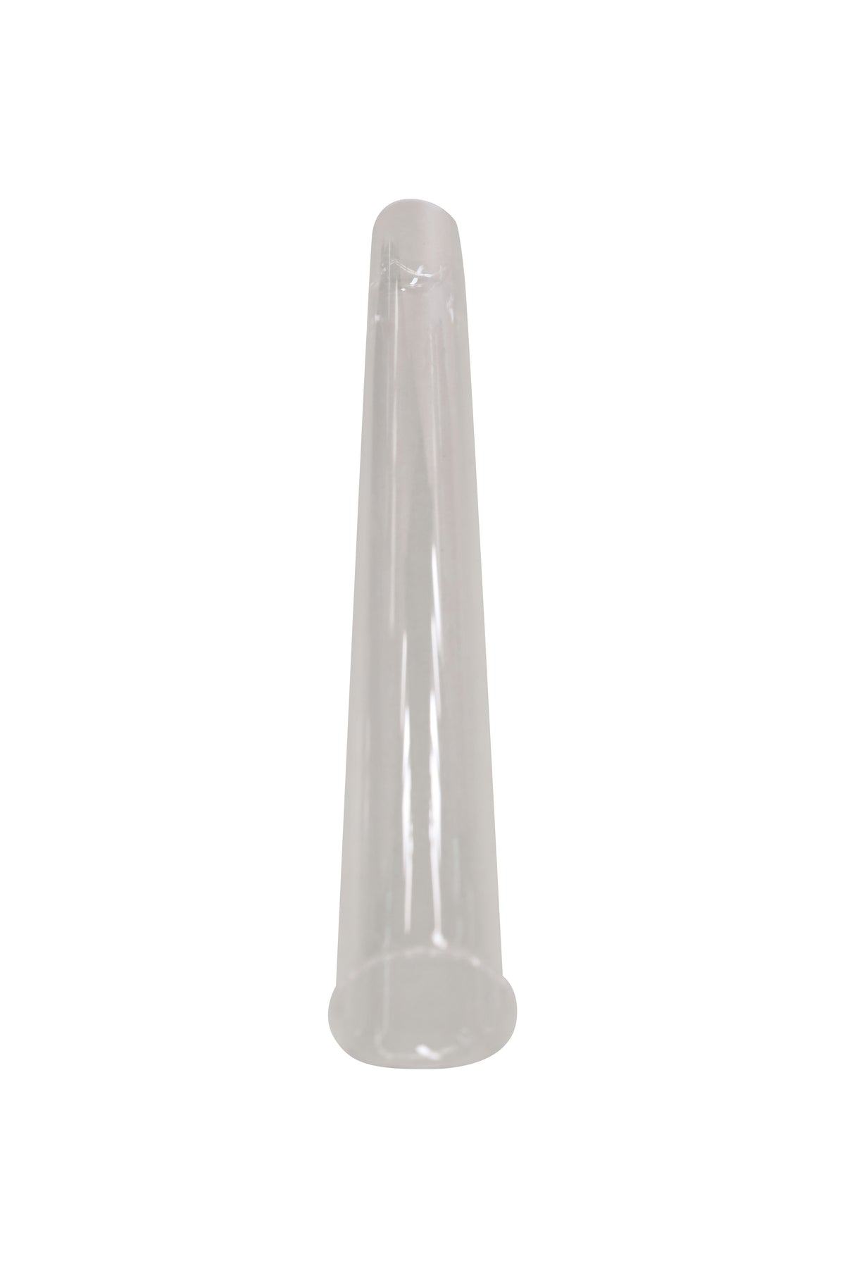 Tube en verre de quartz Ø44 × 429 avec rebord — Kwartsbuis D44 x 429 met rand
