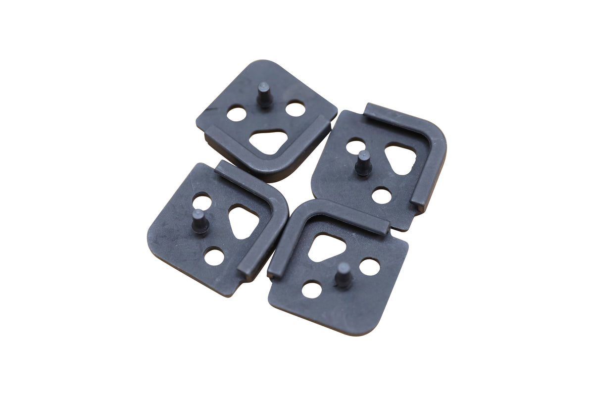Jeu de pieds en caoutchouc de rechange Bitron Premium — Vervanging rubbervoetset Bitron Premium