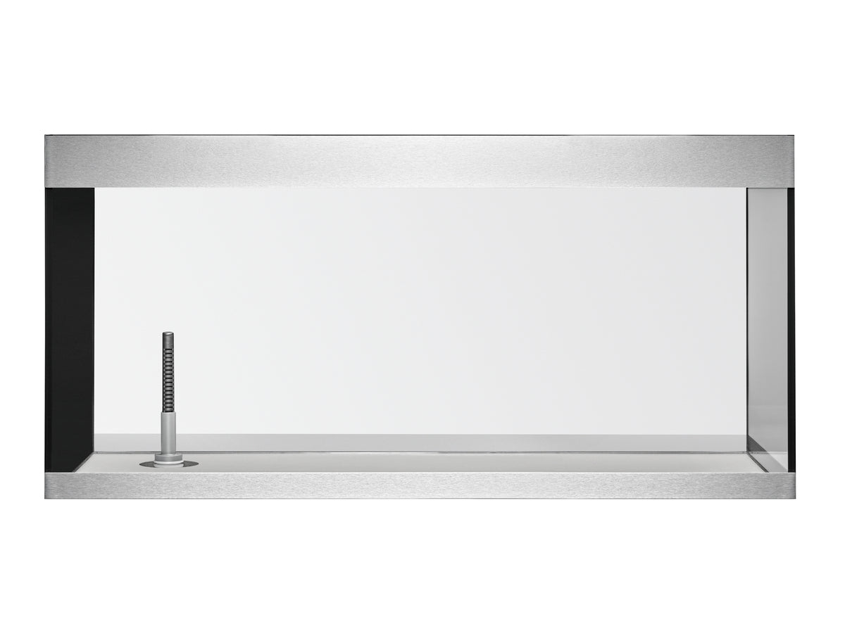 Aquarium de séparation HighLine Roomdivider 300 en verre extra-clair — HighLine roomdivider White Glass 300 Aquarium