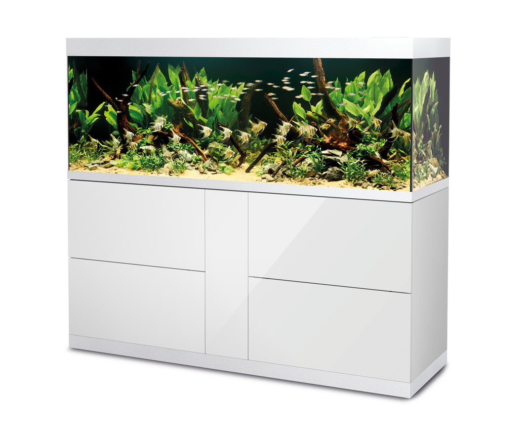 Ensemble HighLine 600 en verre extra-clair blanc — HighLine Wit Glas 600 wit