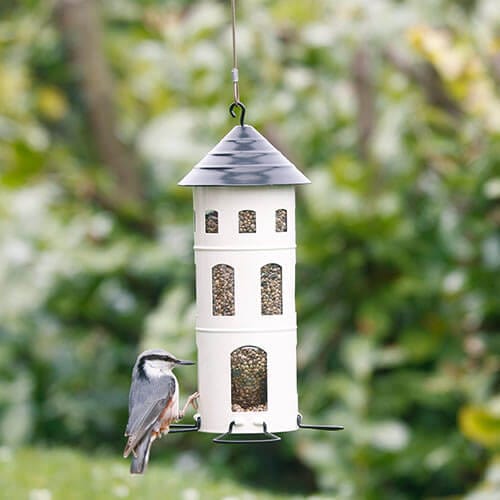 Wildlife Garden Mangeoires pour oiseaux MANGEOIRE COMBI GRAINES BLANCHE WG340
