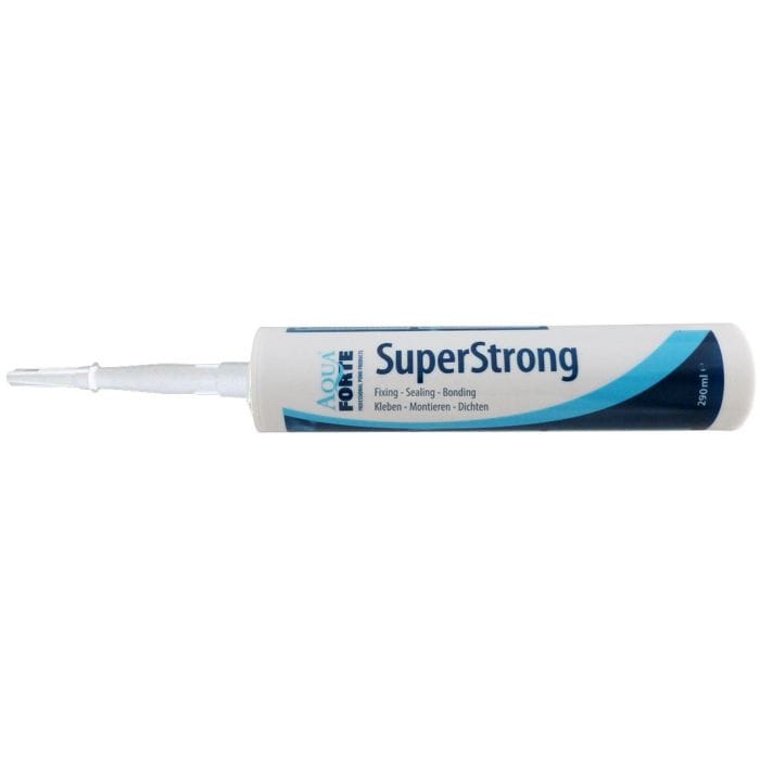 Aquaforte Silicons BLANC AquaForte Superstrong Colle/Mastic - Silicone - Couleur au choix AK261