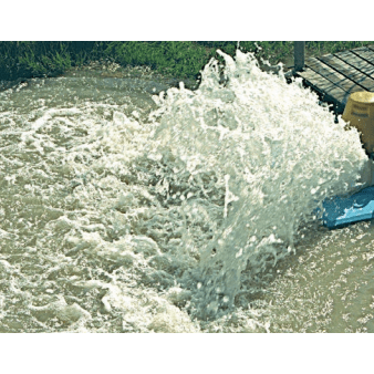 Aquitechnics Aérateurs de bassin Flobull 0.5CV - 3 phases + Kit Mono-jet Flobull 0.50CV - Aérateur de surface flottant professionnel KIT3APJM050
