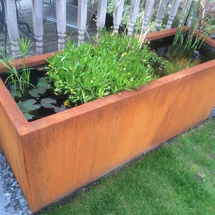 Foudebassin.com Bassins préformés Bassin en acier corten 250 x 1200 x 60CM VC8