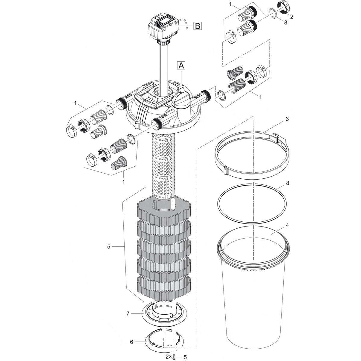 Oase Living Water Pièces détachées pour FiltoClear 20000