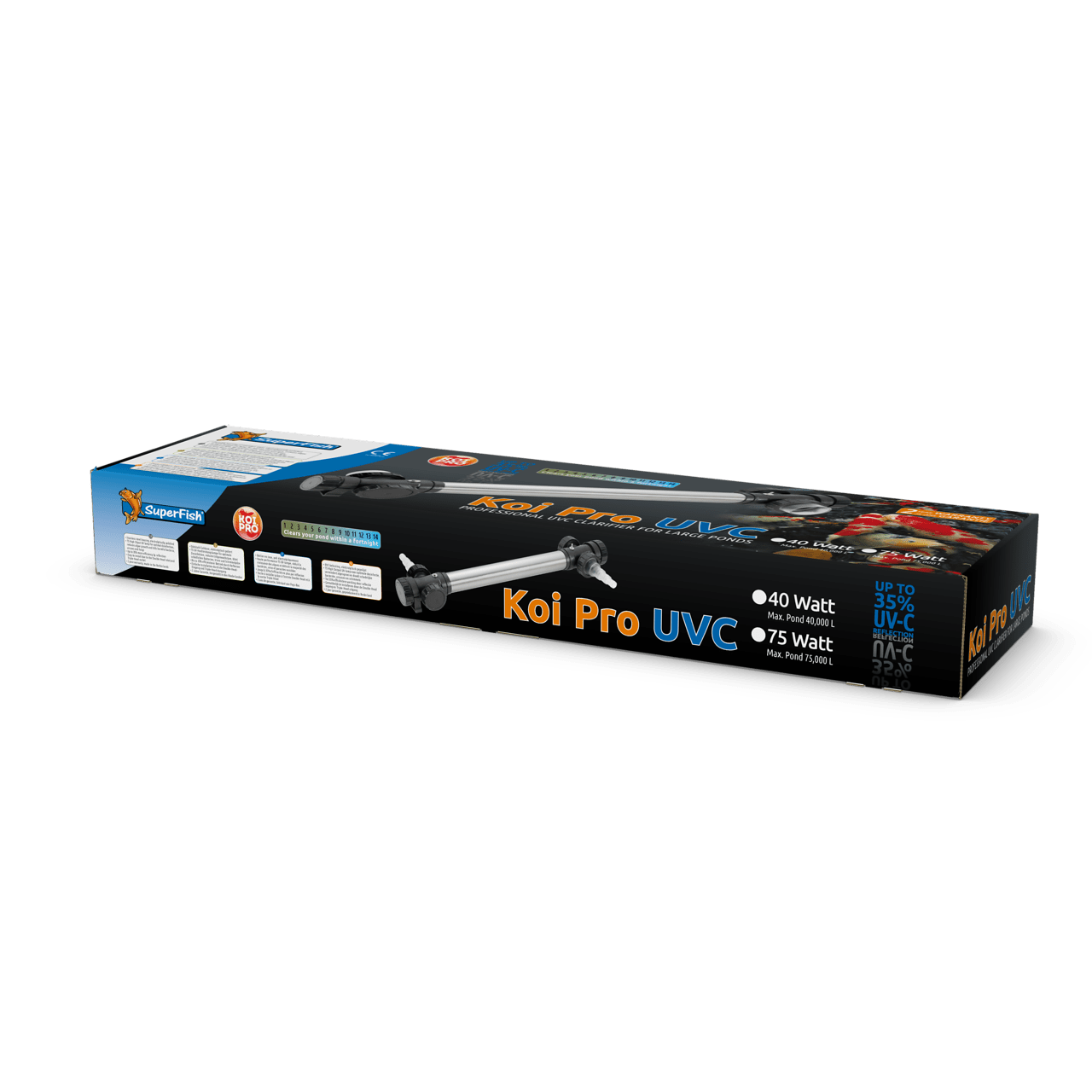 Superfish Appareils à UV Koi Pro RVS 75W - T5 Appareil à UV-C - Superfish 8715897244384 06010245