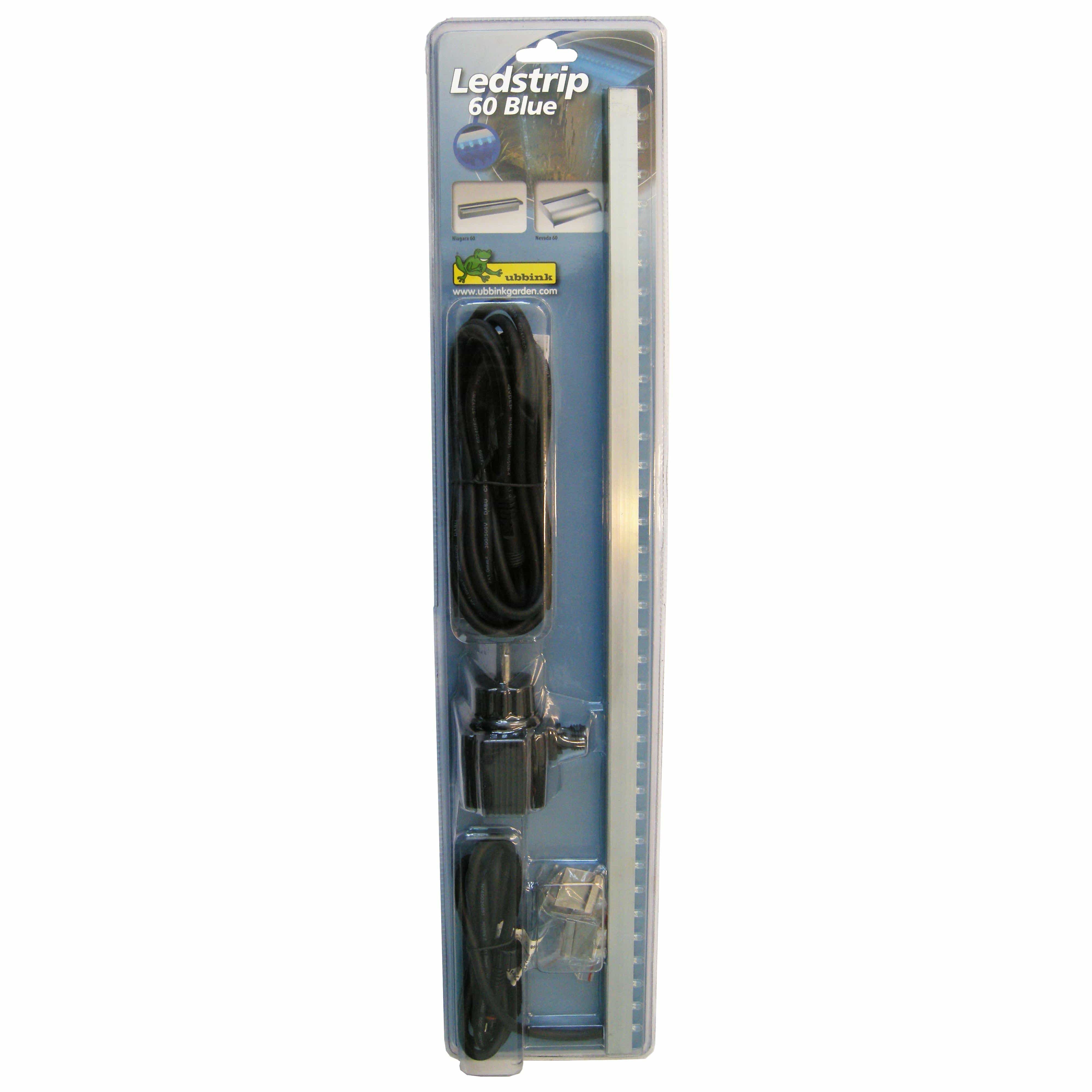 Ubbink Eclairages pour étang Ledstrip 60 Bleu - Barre de LED pour lame d'eau Niagara & Nevada - Ubbink 8711465121194 1312119